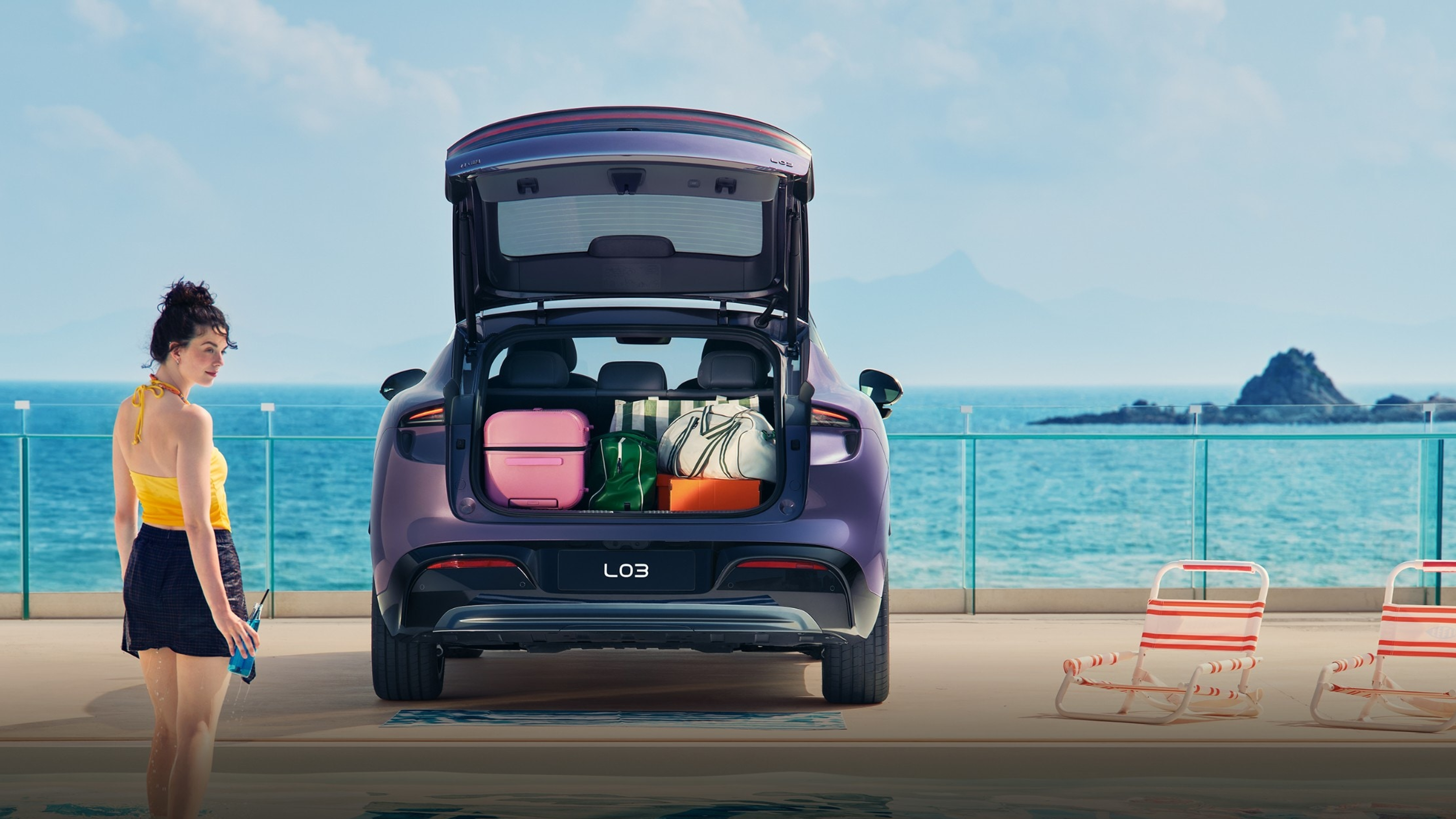XPENG L03 71.2 kWh RWD trunk view