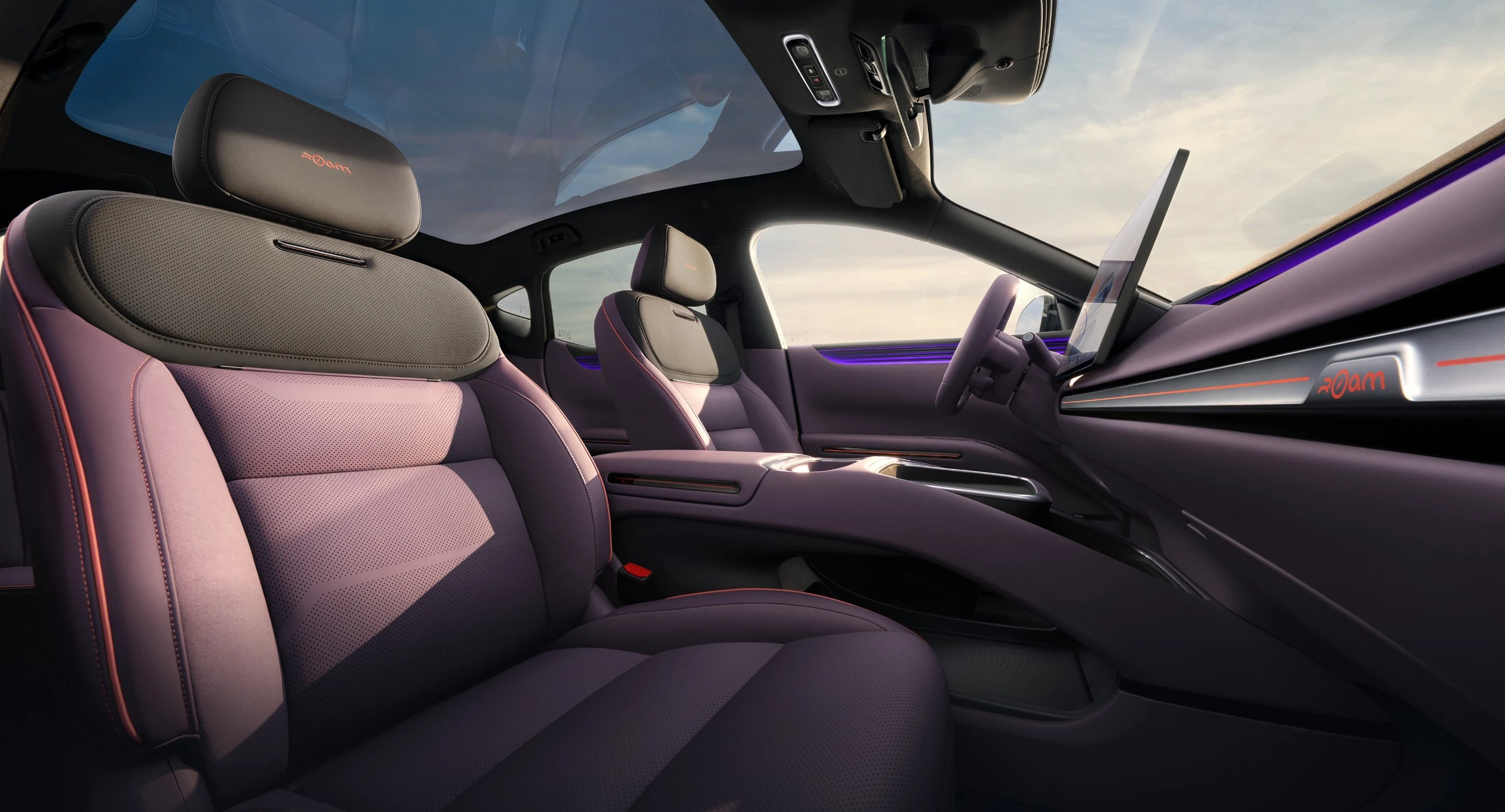XPENG L03 71.2 kWh RWD frontseats view