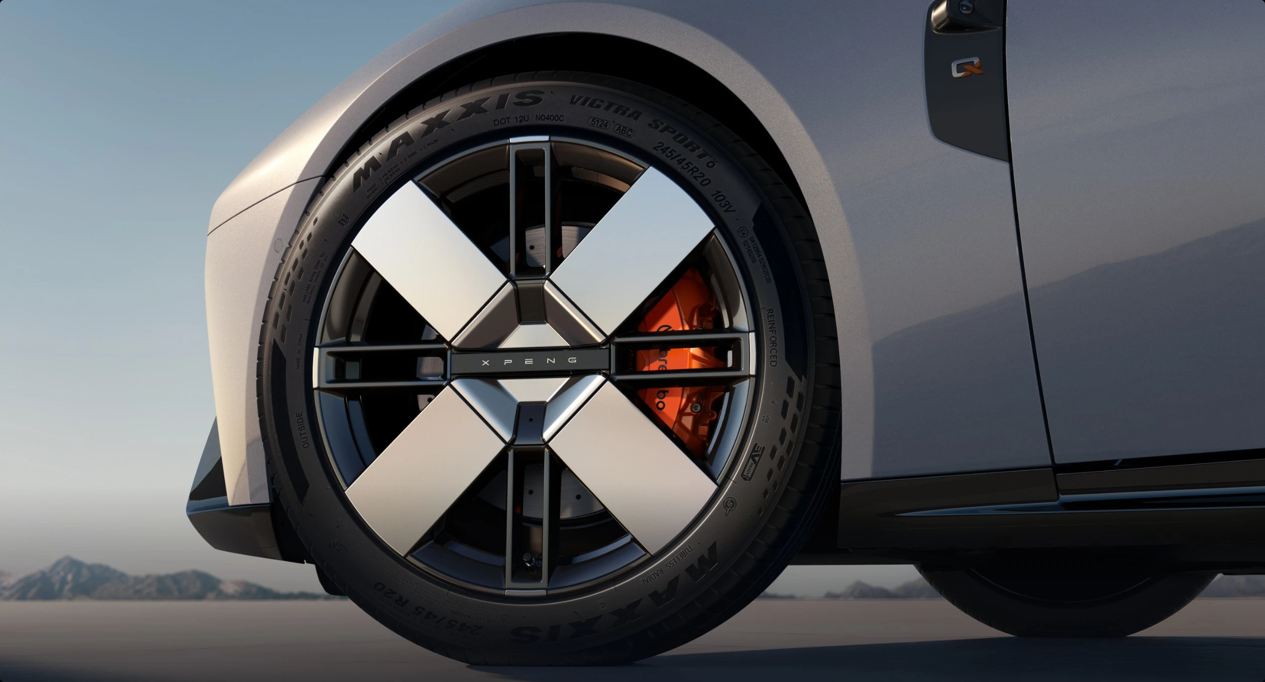 XPENG P7 750 AWD Performance wheels view