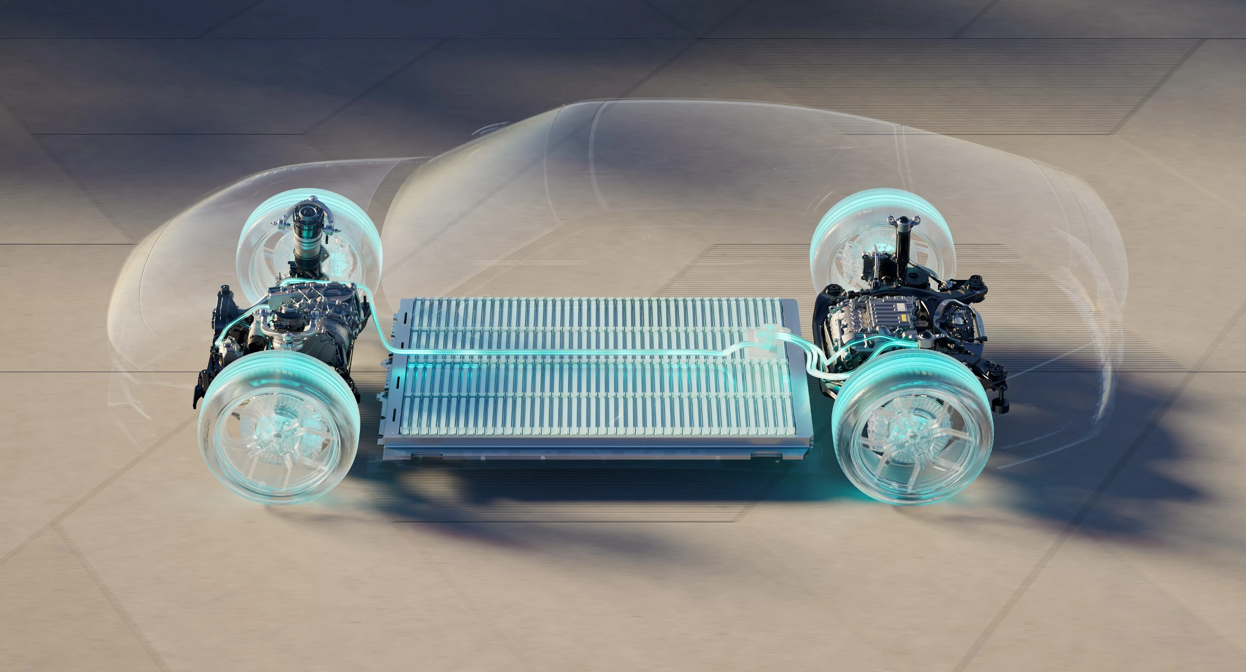 XPENG P7 750 AWD Performance technology view