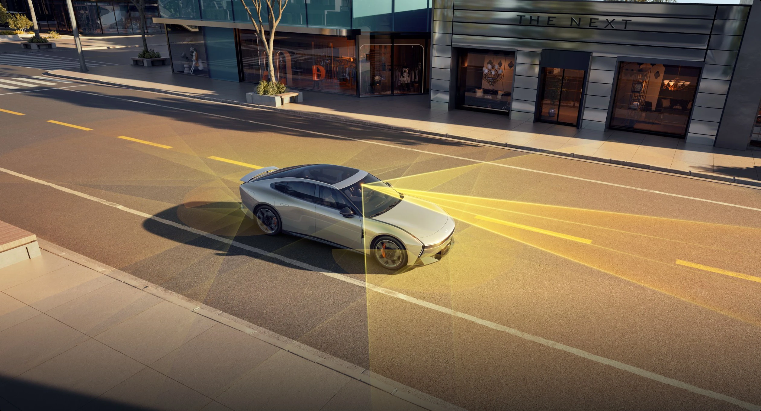 XPENG P7 750 AWD Performance technology view