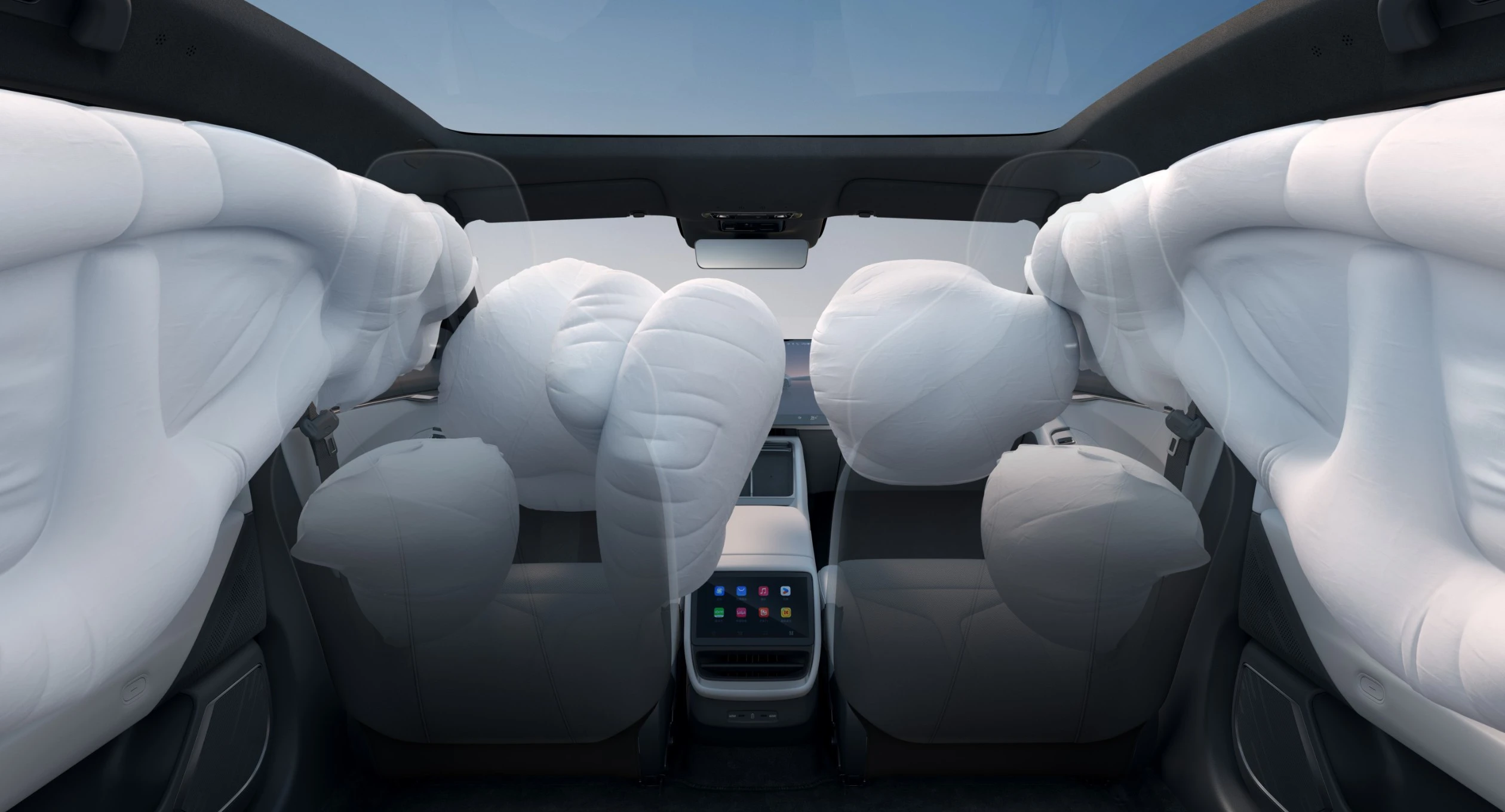 XPENG P7 750 AWD Performance safety view
