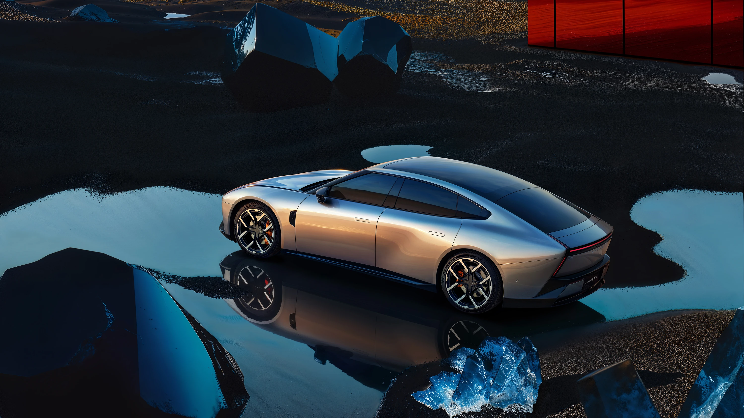 XPENG P7 750 AWD Performance exterior view