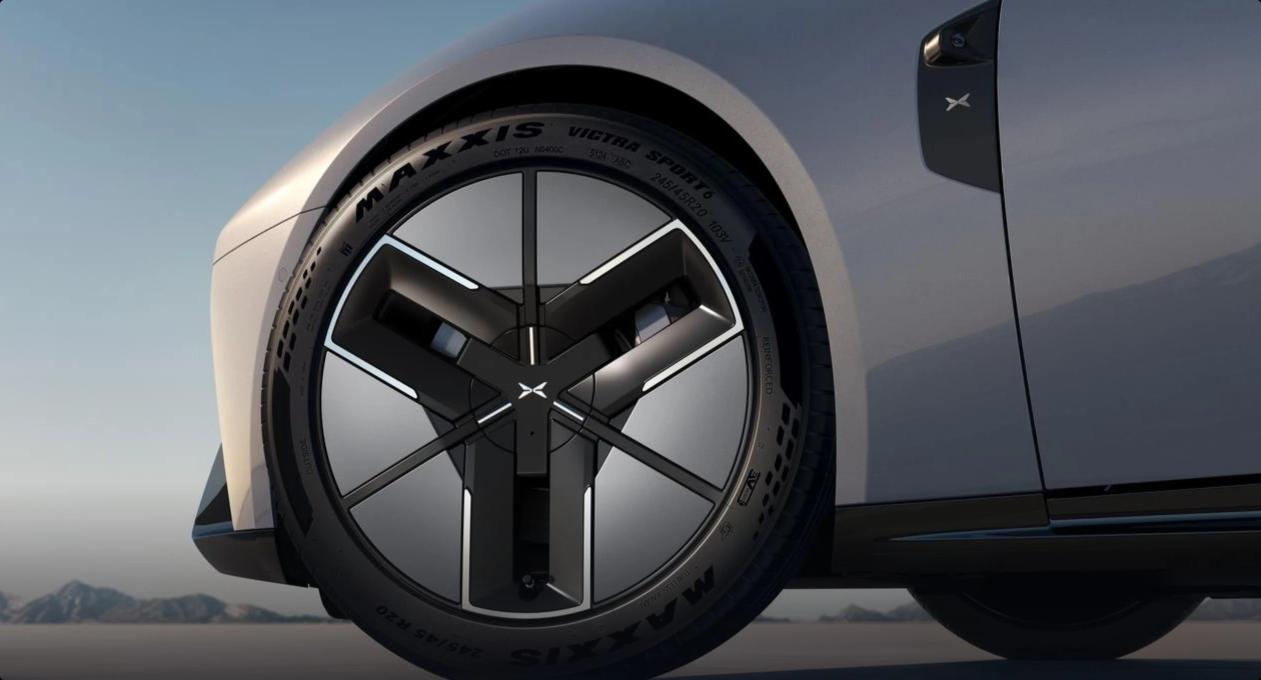 XPENG P7 750 AWD Performance wheels view