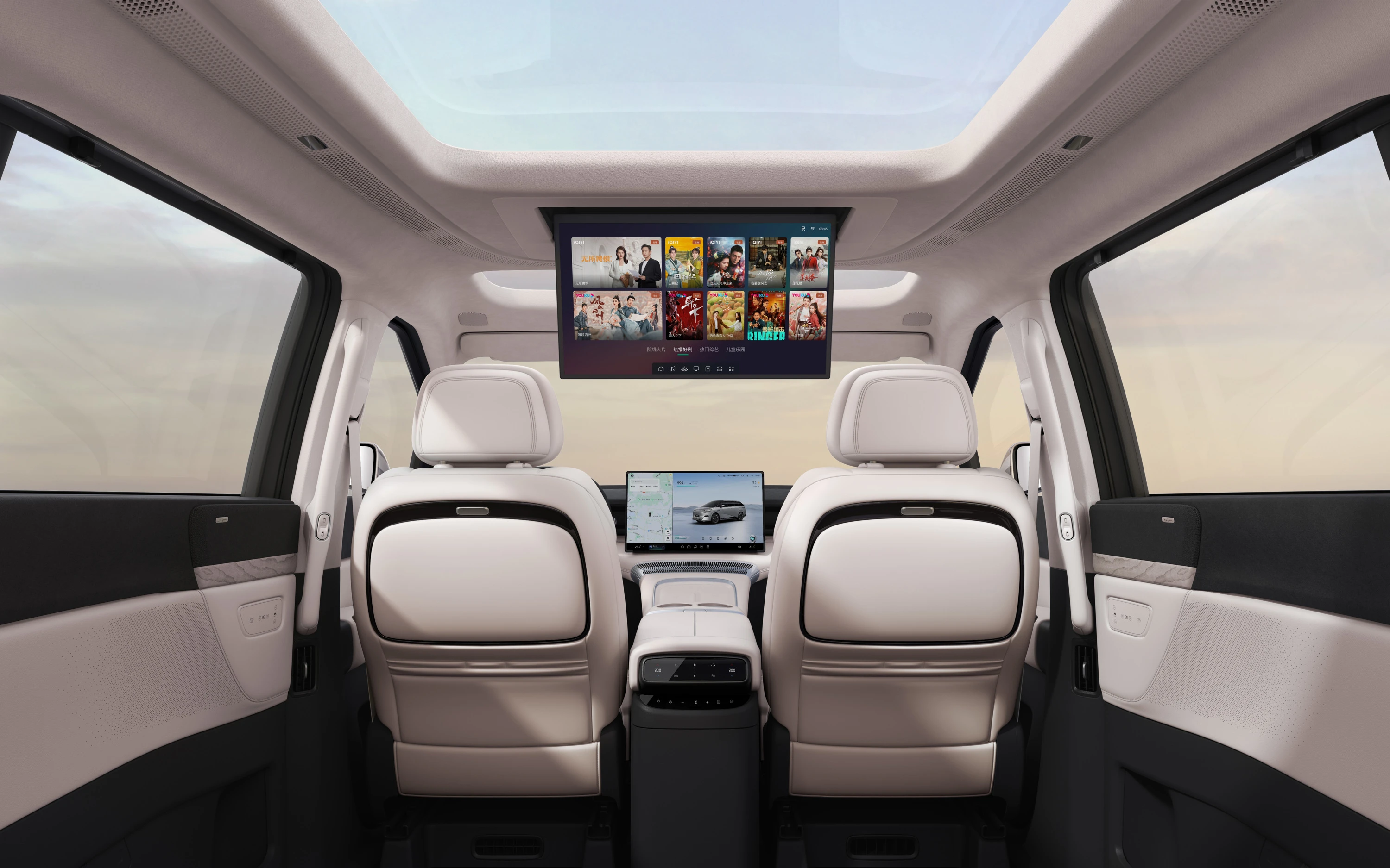 XPENG X9 AWD Performance interior view