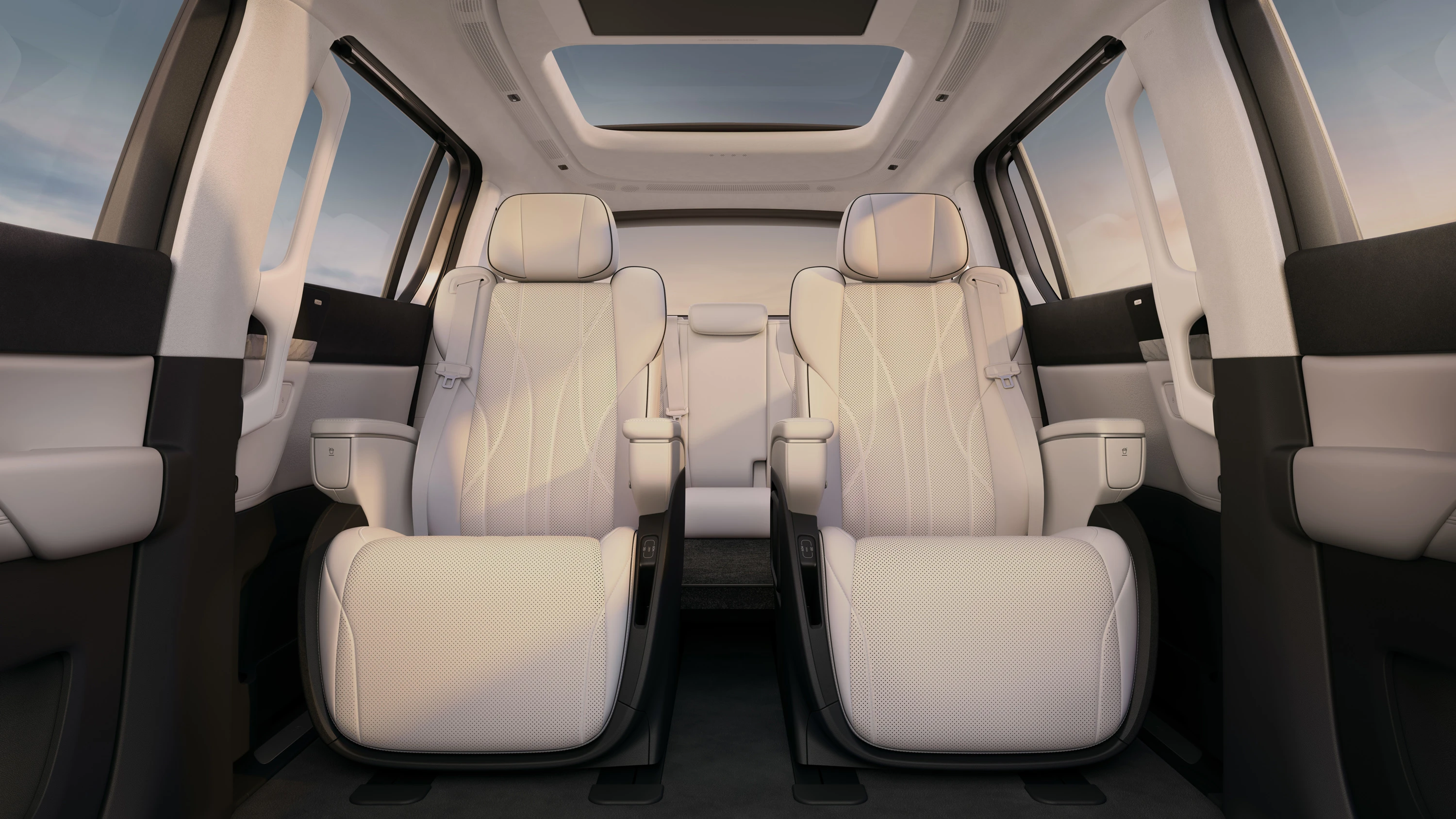 XPENG X9 AWD Performance secondrowseats view