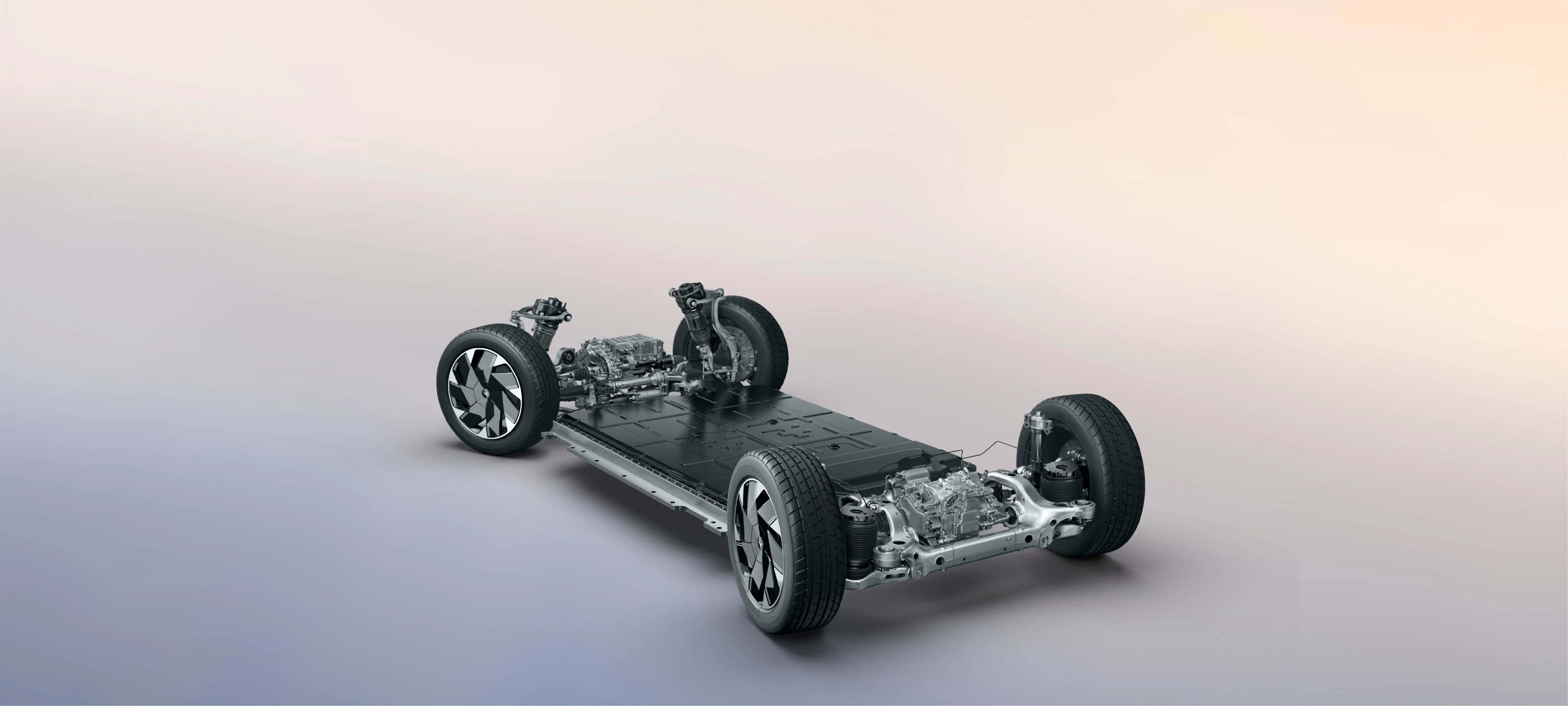 XPENG X9 AWD Performance drivetrain view