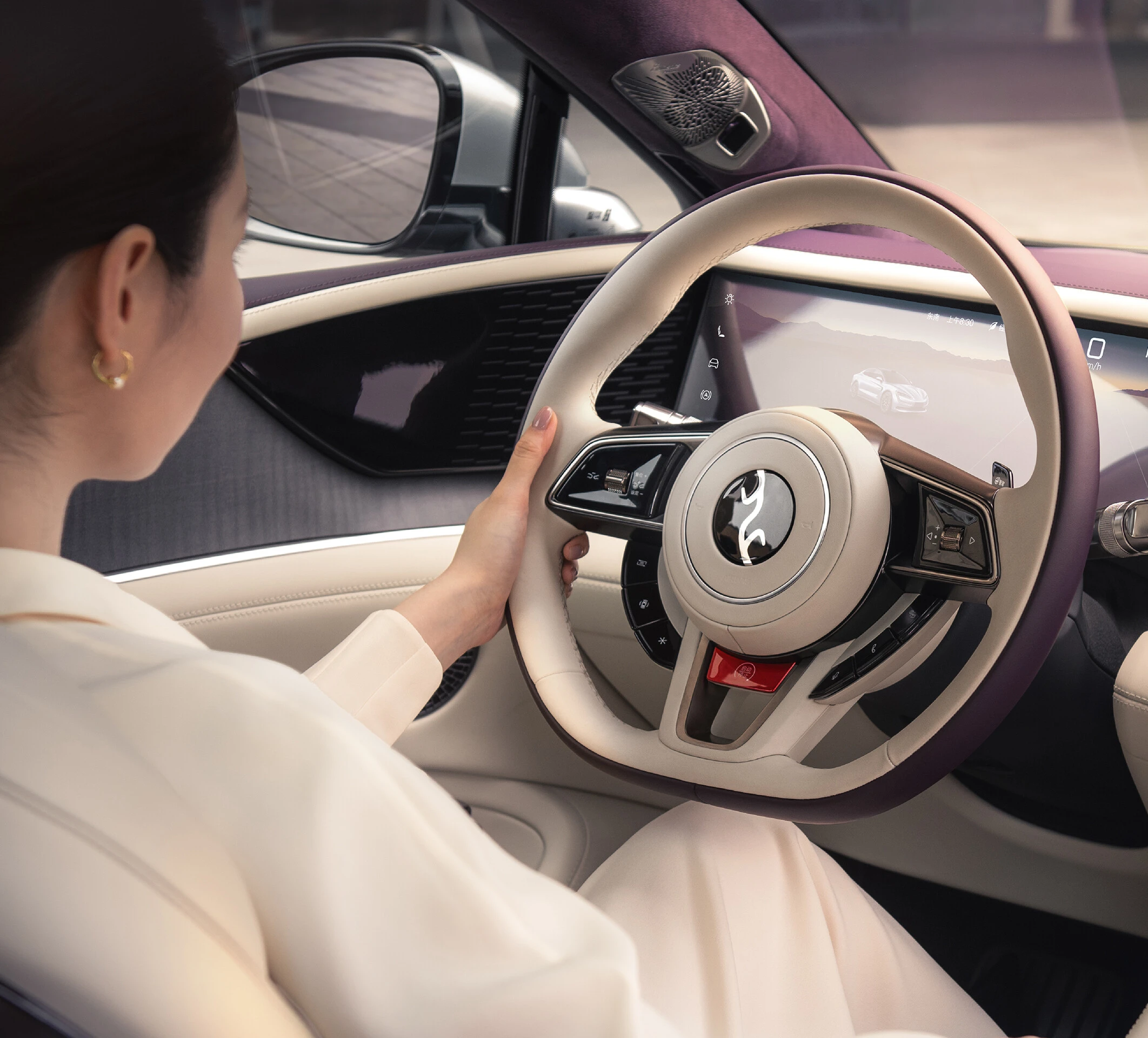 YangWang U7 EV 5-seat Luxury steeringwheel view