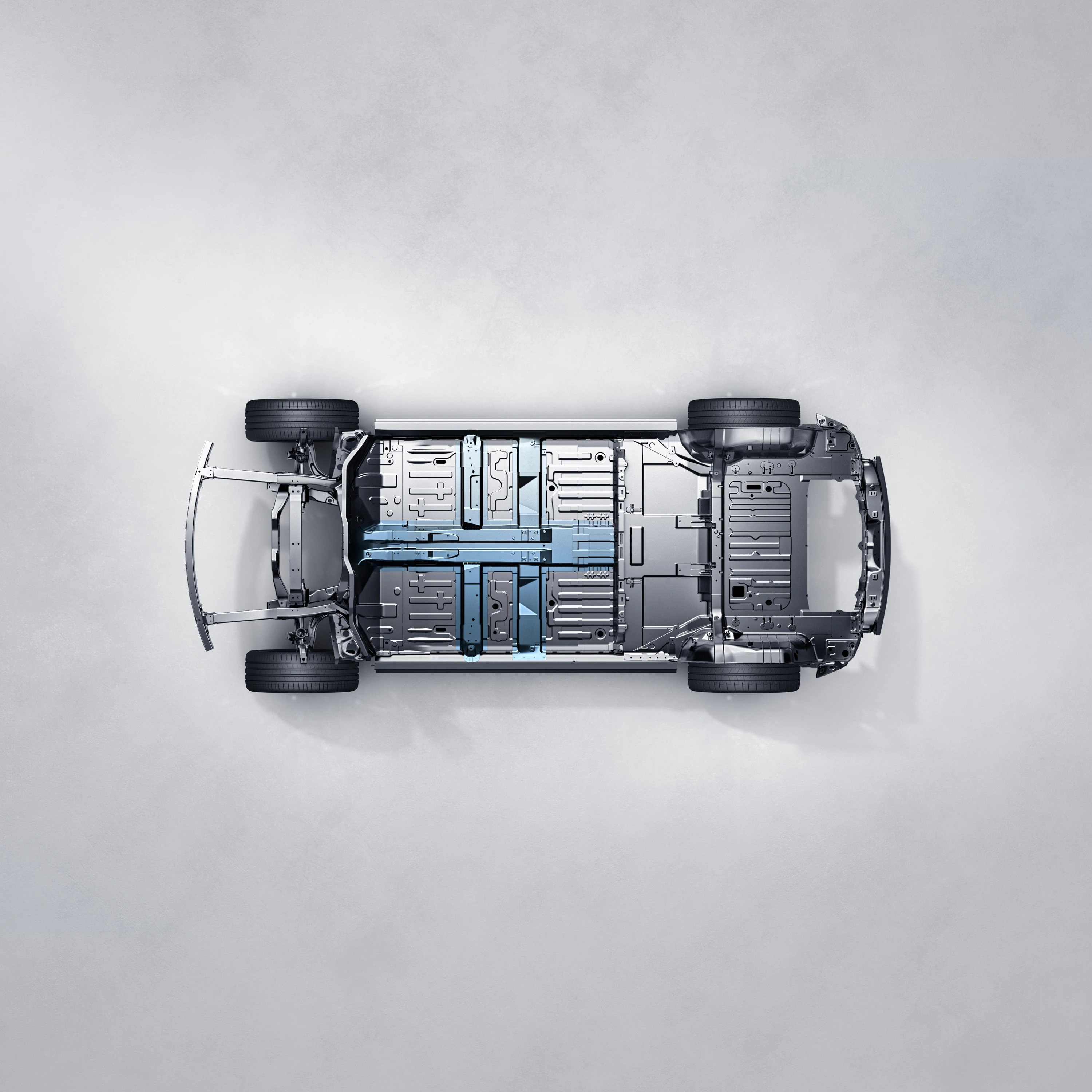 Zeekr 001 FR drivetrain view