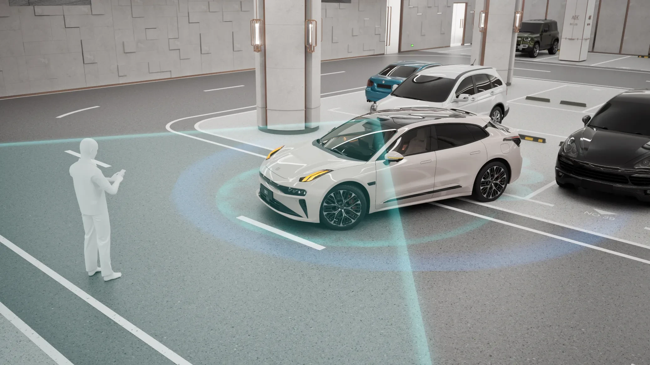 Zeekr 001 Max 103 kWh RWD technology view