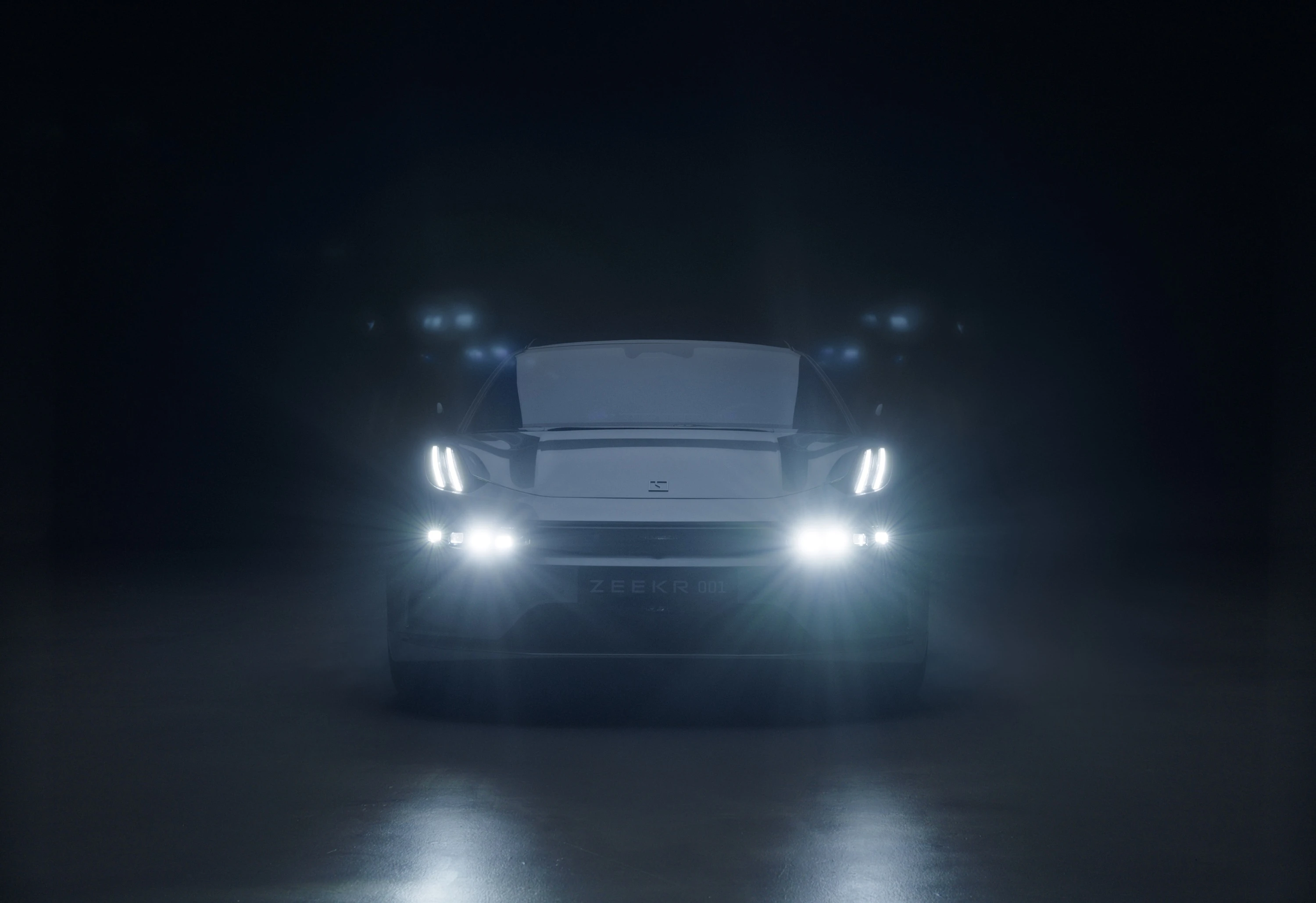 Zeekr 001 Performance AWD headlights view