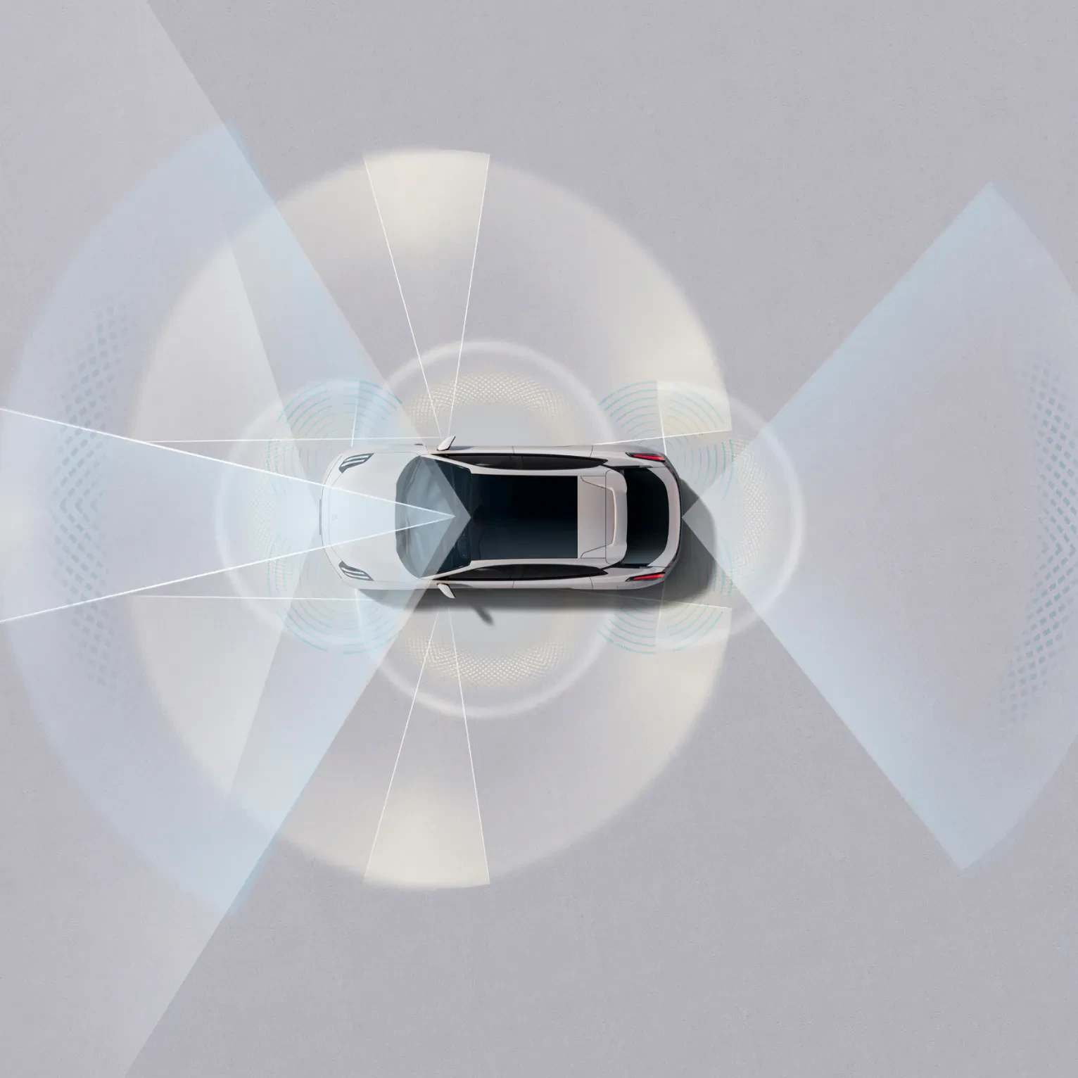 Zeekr 001 Ultra+ 103 kWh AWD sensors view