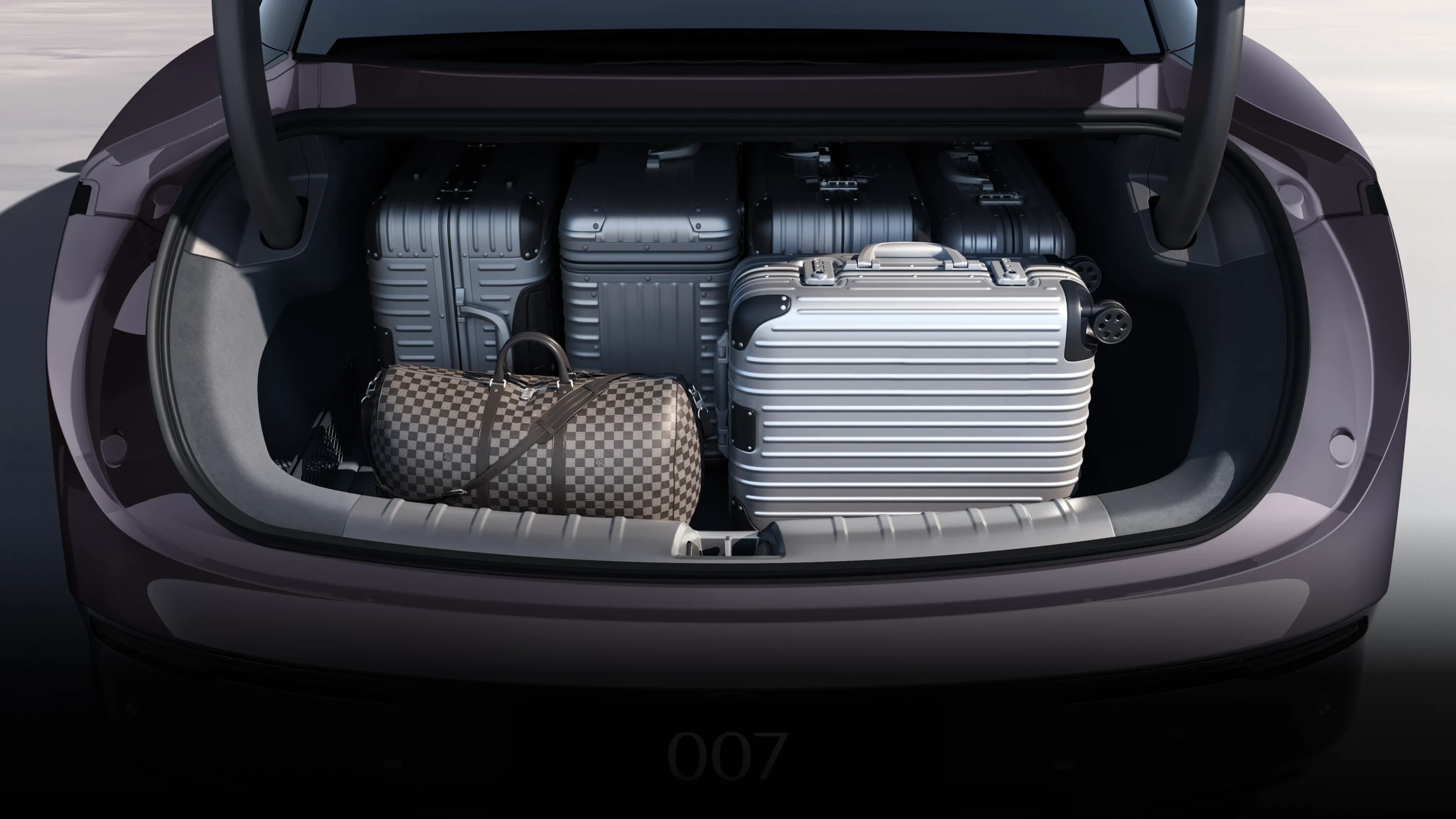 Zeekr 007 103 kWh AWD Ultra trunk view