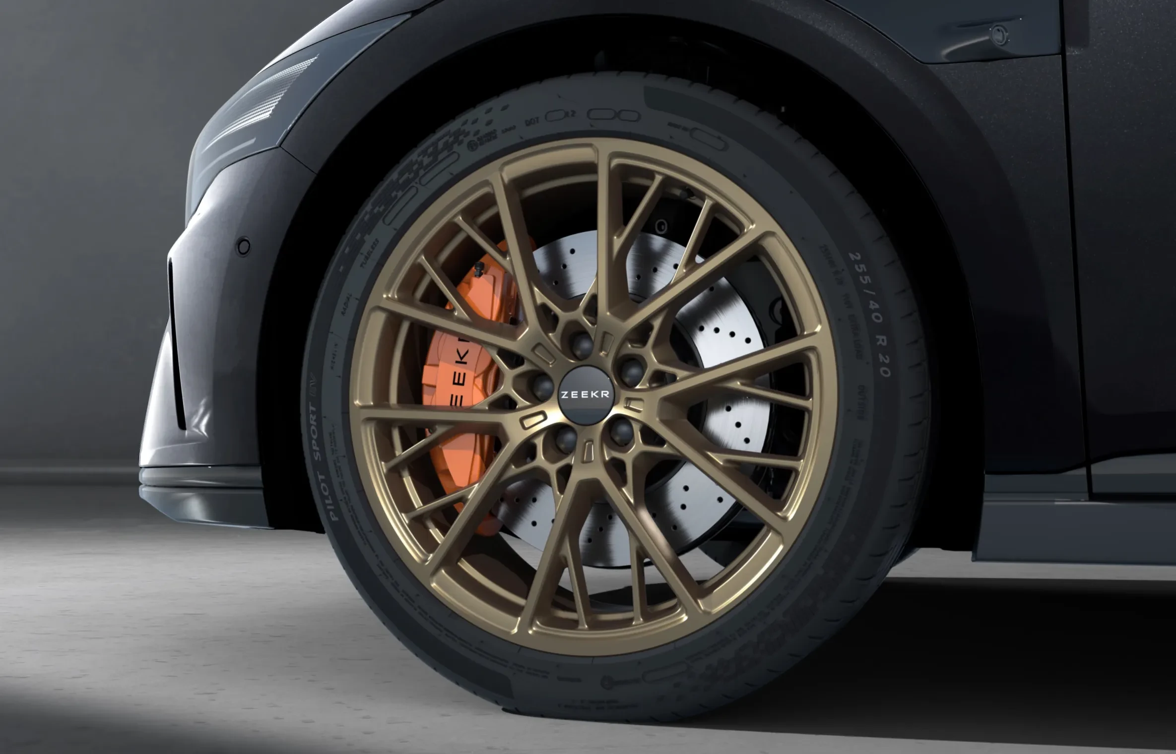 Zeekr 007 75 kWh RWD Max wheels view