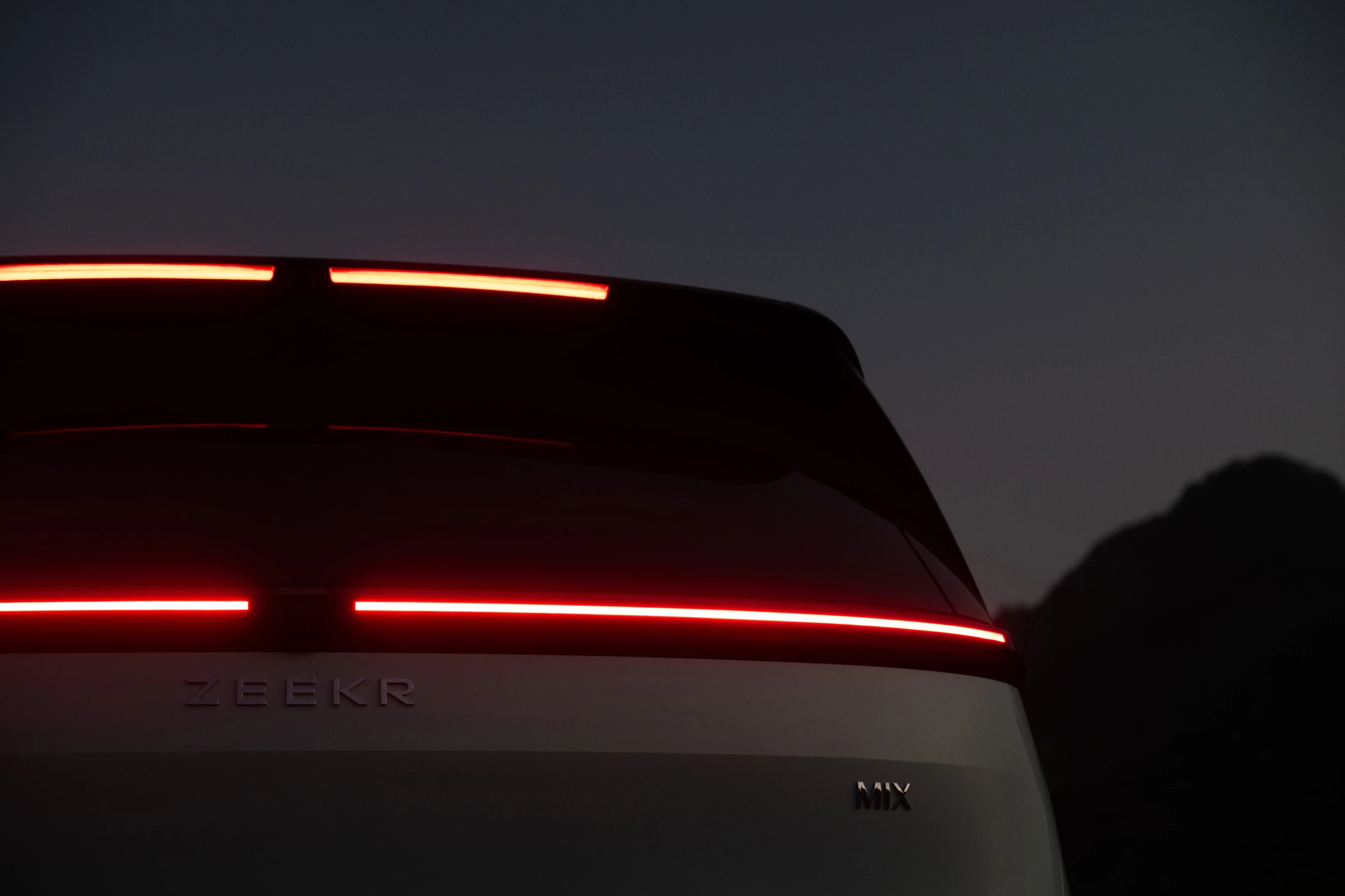 Zeekr MIX Standard Range RWD rearlights view