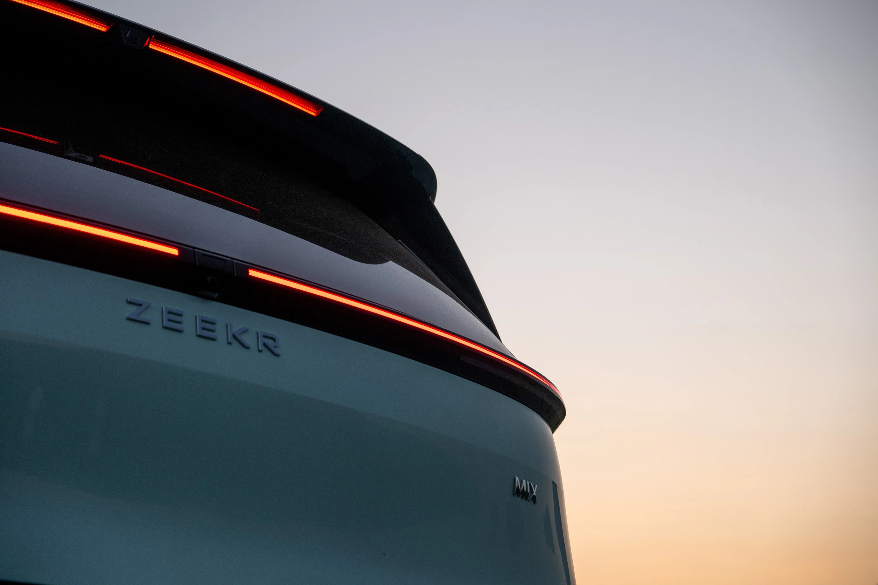 Zeekr MIX Standard Range RWD rearlights view
