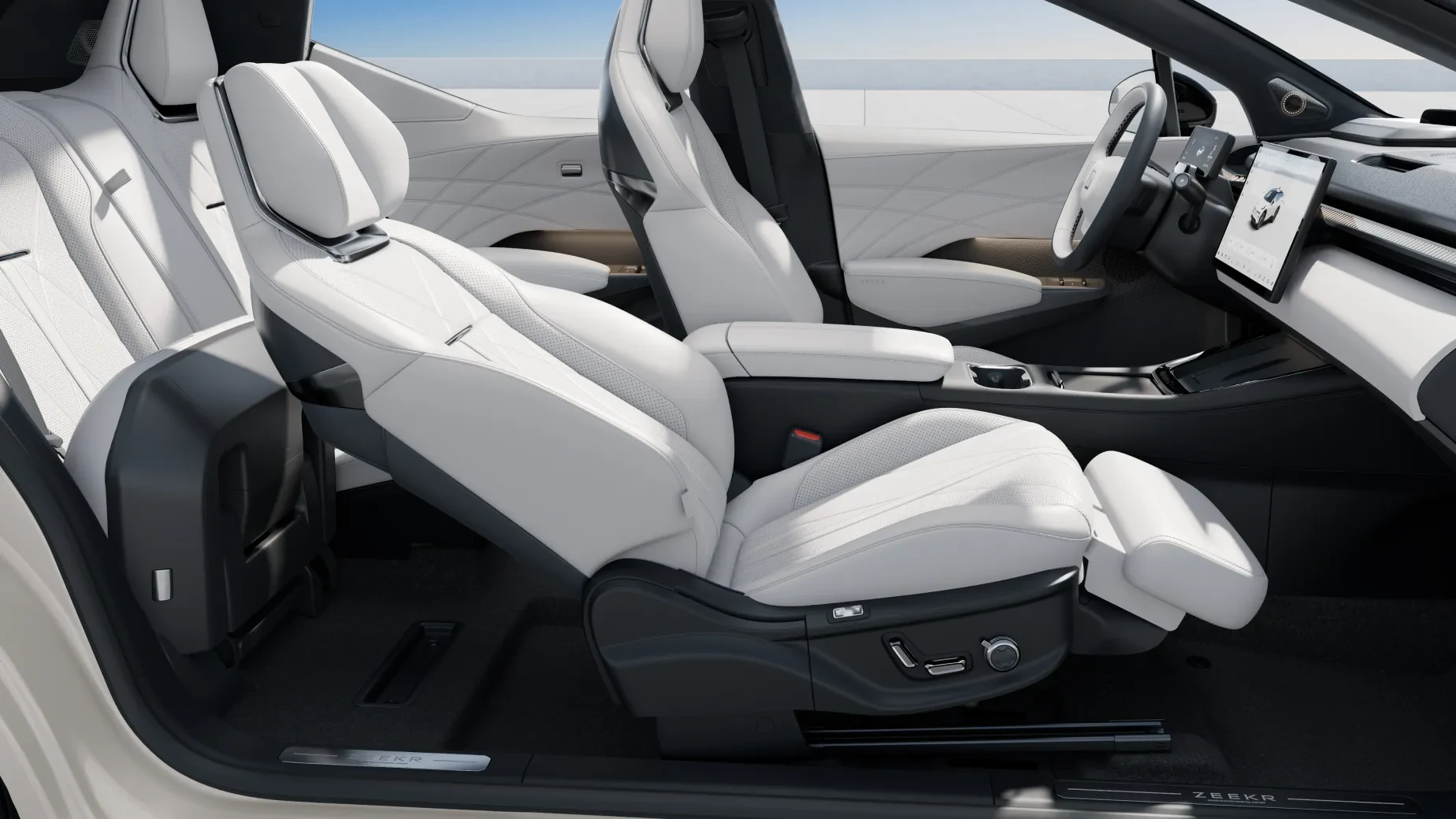 Zeekr X Long Range RWD frontseats view