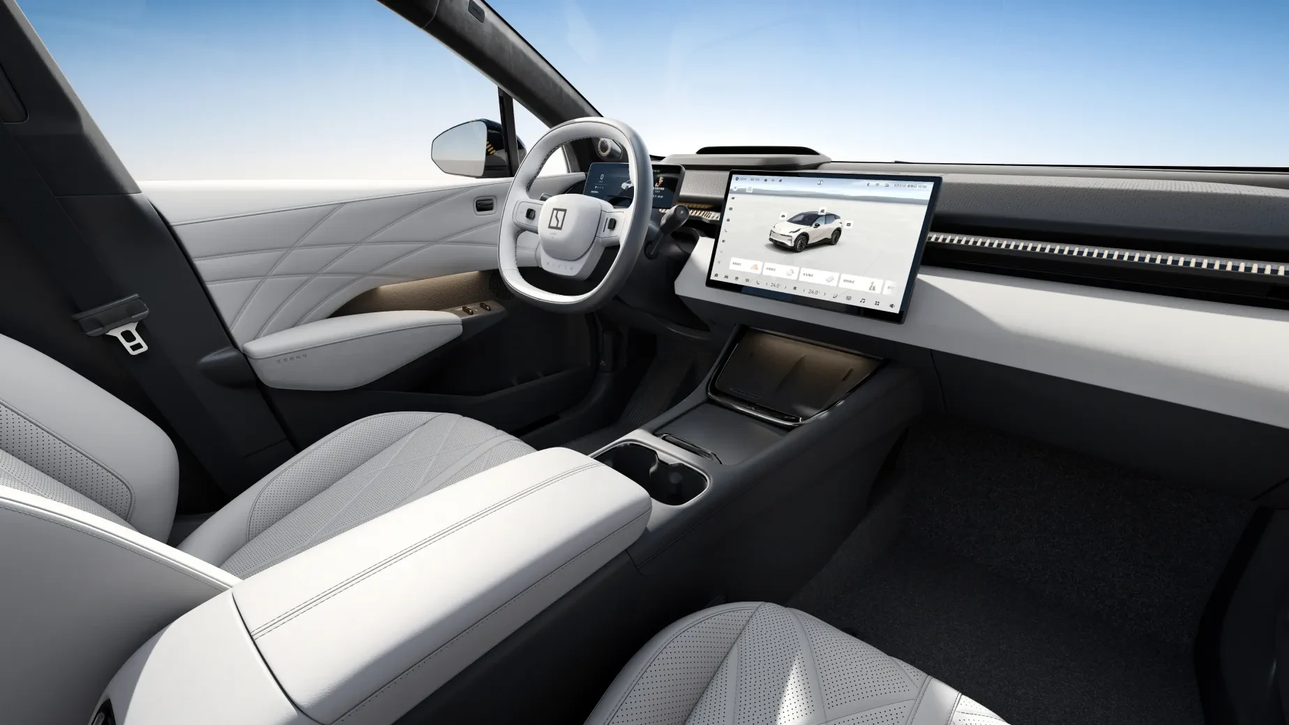 Zeekr X Long Range RWD interior view