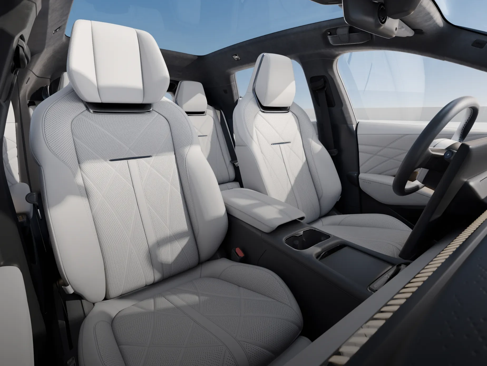 Zeekr X Long Range RWD frontseats view