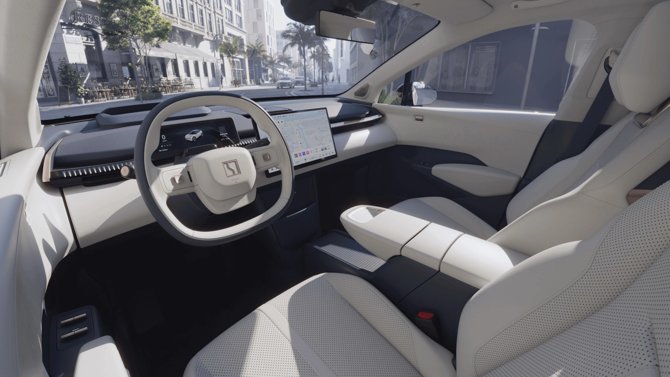 Zeekr X Privilege AWD screens view